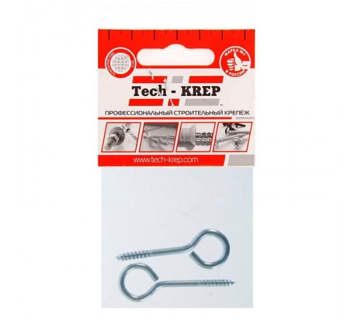 Шуруп-кольцо 5,0х40 (2шт) - пакет  103895  Tech-KREP