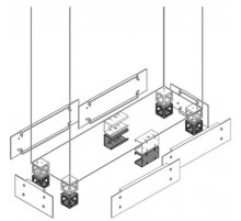 Элементы промеж. цоколя H=100мм (2шт)  ZN1020  ABB