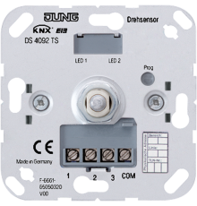 Роторный сенсор, со встроенным шинным сопряжением, со встроенным кнопочным интерфейсом на 3 группы, с кнопочным выключателем и акустическим сигнализат