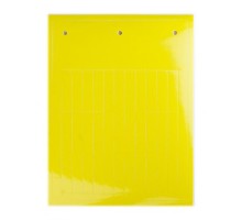 Табличка эластичная. Клейкое основание. Винил. Желтый  TAF1527AY  DKC