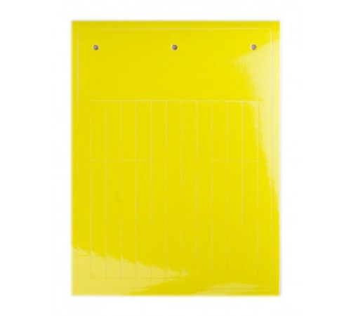 Табличка эластичная. Клейкое основание. Винил. Желтый  TAF1527AY  DKC
