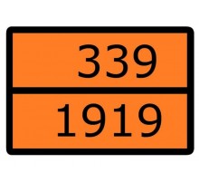 Знак для маркировки опасных грузов "Номер ООН 339/1919" ГОСТ Р 52290-2004 300х400 мм  an-7-339-1919  EKF