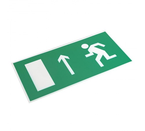 Знак "Направление к эвакуационному выходу прямо" 150х300мм PROxima  an-5-07  EKF