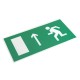 Знак "Направление к эвакуационному выходу прямо" 150х300мм PROxima  an-5-07  EKF