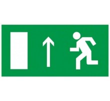 Знак "Направление к эвакуационному выходу прямо" 150х300мм PROxima  an-5-07  EKF