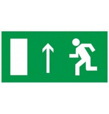 Знак "Направление к эвакуационному выходу прямо" 150х300мм PROxima  an-5-07  EKF