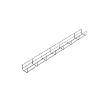 Лоток проволочный 60х60х3000х4,0мм нержавеющий  PL60*60*3000 INOX  КМ-профиль