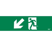 Этикетка самокл. 310х90мм "Фигура/стр. вниз влево"   LPC10-1-31-09-FVNNAL  IEK