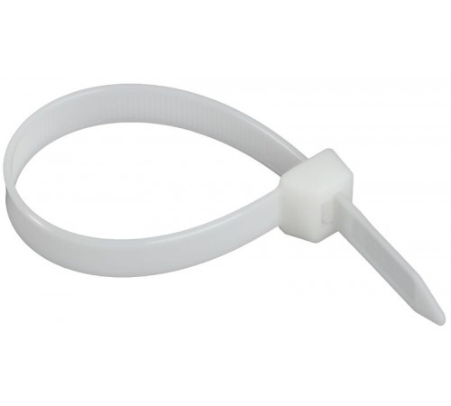 Хомут P6.6 стандартный белый 12,4х230мм  UHH30-D124-230-100-K01  IEK