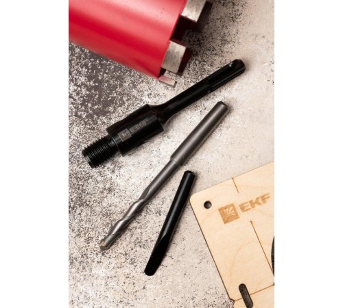Адаптер SDS-plus M16 с центровочным сверлом Expert  ad-sdsplus  EKF