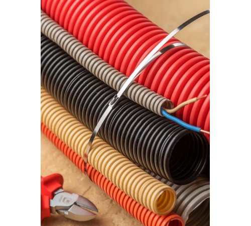 Хомут AISI 304 из нержавеющей стали, 4.6x840 (100 шт.) FlexLock PROximaplc-fl-tss-304-4.6x840EKF