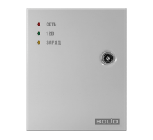 Резервированный источник питания U-вых.13.6 В, I-вых.3 А; U-вх.150...265 В, под АКБ 12 В 7 Ач  РИП-12 исп.100 (РИП-12-3/7М6-V1)  Болид