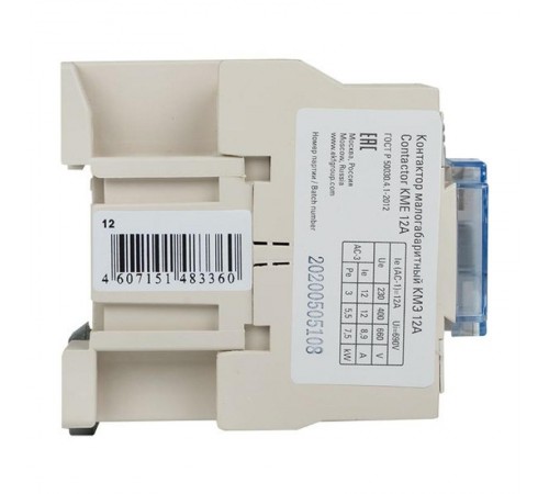 Контактор малогабаритный КМЭ 12А 380В 1NO EKF PROxima  ctr-s-12-380  EKF