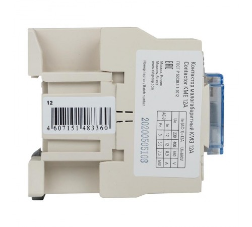 Контактор малогабаритный КМЭ 12А 380В 1NO EKF PROxima  ctr-s-12-380  EKF