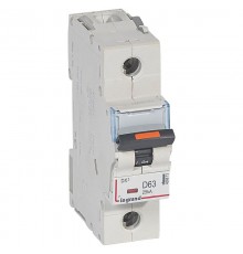 Выключатель автоматический  однополюсный DX3 63А D 25кА (1,5 мод)  409813  Legrand