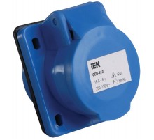 Розетка 413 скрытая 2Р+Е 16А 220В IP44  PSR41-016-3  IEK