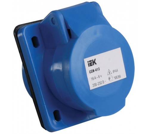 Розетка 413 скрытая 2Р+Е 16А 220В IP44  PSR41-016-3  IEK