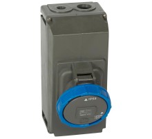 Розетка накладного монтажа в готовом корпусе Hypra - IP 66/67-55 - 2К+3 - 63 А - пластик  059336  Legrand