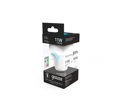 Лампа светодиодная LED 11Вт E27 220В 4100К A60, диммируемая  102502211-D  Gauss