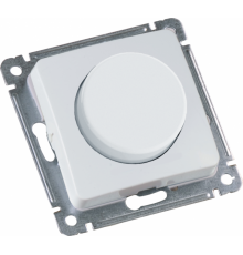 Светорегулятор (диммер) скрытой установки, поворотно-нажимного типа, механизм, цвет белый  ДС-315-472  HEGEL