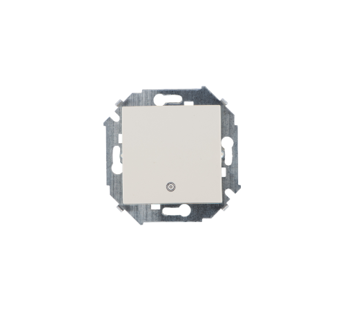 Simon 15 Сл. кость Выключатель 1-кл кнопочный с пиктограммой, 16А 250В, винт. зажим  1591150-031  Simon