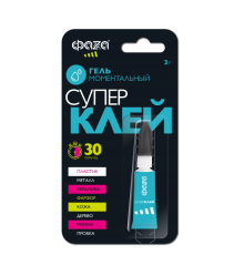 Супер-клей Гель 3г  GGl-3x1 BL-1  .5044081  ФАZA
