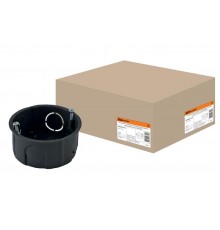 Коробка установочная 65х25 стыковочные узлы с саморезами  SQ1402-1103  TDM