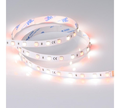 Лента светодиодная RT-B60-10mm 24V RGBW-Day (14.4 W/m, IP20, 5060, 5m) (arlight, Открытый)  018326(2)  Arlight