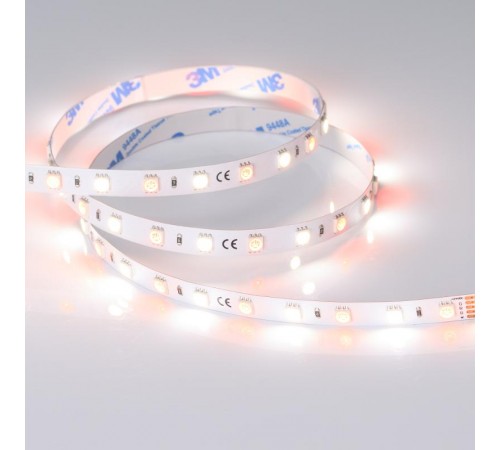 Лента светодиодная RT-B60-10mm 24V RGBW-Day (14.4 W/m, IP20, 5060, 5m) (arlight, Открытый)  018326(2)  Arlight
