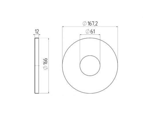 Светильник садово-парковый НТУ накладка на стальную опору черная  Б0048623  ЭРА