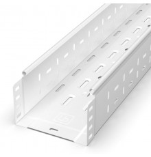 Лоток перфорированный Стандарт 150х100х3000 (0,7 мм) RAL 9003 (6 м/уп)  PR16.10323  Промрукав