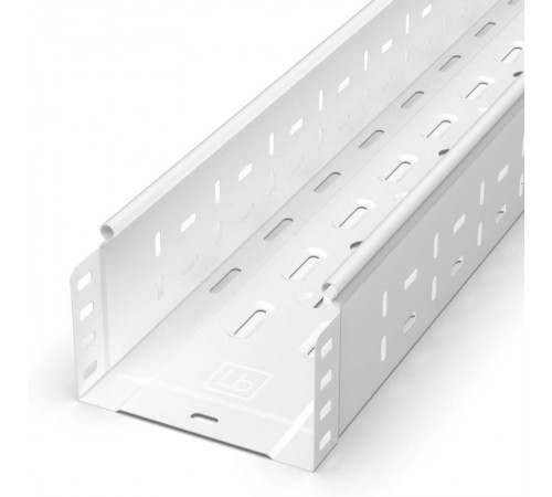 Лоток перфорированный Стандарт 150х100х3000 (0,7 мм) RAL 9003 (6 м/уп)  PR16.10323  Промрукав