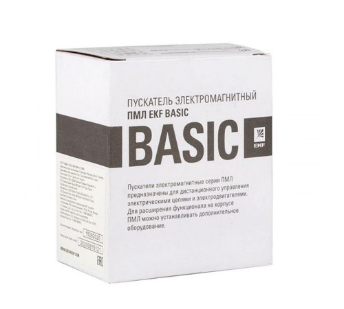 Пускатель электромагнитный серии ПМЛ-1160ДМ 18А 400В  Basic  pml-s-18-400-basic  EKF