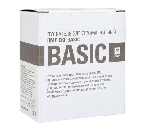 Пускатель электромагнитный серии ПМЛ-1160ДМ 18А 400В  Basic  pml-s-18-400-basic  EKF