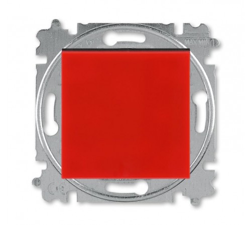 ABB Levit Красный / дымчатый чёрный Выключатель 1-кл. двухполюсный  3559H-A02445 65W  2CHH590245A6065  ABB