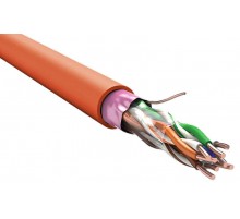 ITK Витая пара F/UTP 5E 2х2х0,52 нг(А)-FRLS оранж. (305м)  LC1-C5E02-357  ITK