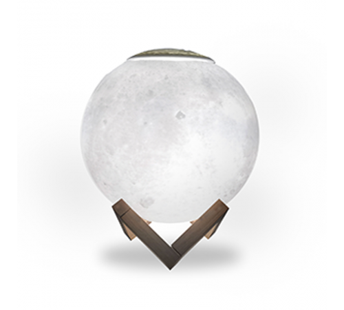 Светильник настольный NN004 3D Луна 1W 220-240V D13см белый 13см c увлажнителем воздуха LED 1/6/12  NN004  Gauss