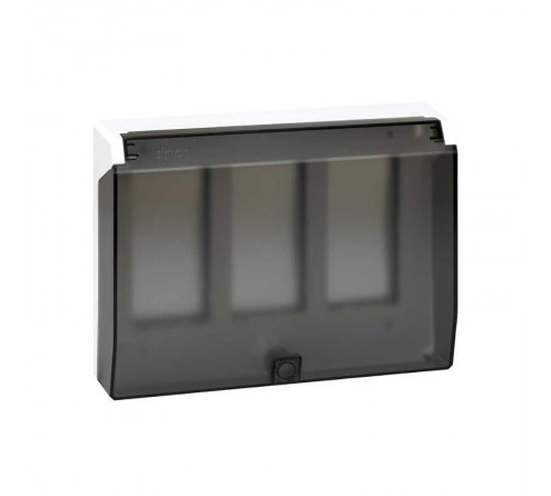 Simon CIMA 500 Рамка с суппортами с крышкой на 3 модуля 500CIMA, 164х50х220мм, белый  51040103-030  Simon