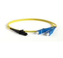 Патч-корд FC-D2-9-MTRJM/UR-SC/UR-H-3M-LSZH-YLвол.-оптический,SM 9/125 (OS2),MTRJ(папа)/UPC-SC/UPC,2.0мм,duplex,LSZH,3м  244755  Hyperline
