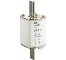 Плавкая вставка предохранителя ППНИ-35, габарит 1,  250А     DPP30-250  IEK