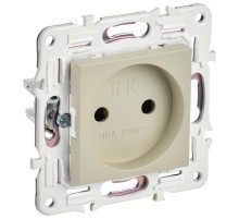 SKANDY Розетка без з/к/ш 10А SK-R02B бежевый  SK-R10-10-K10  IEK