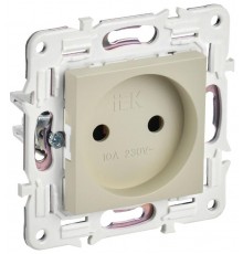 SKANDY Розетка без з/к/ш 10А SK-R02B бежевый  SK-R10-10-K10  IEK