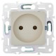 SKANDY Розетка без з/к/ш 10А SK-R02B бежевый  SK-R10-10-K10  IEK