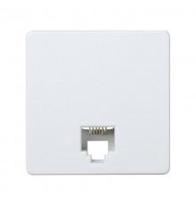Simon 27 Розетка телефонная RJ-12, 6 контактов, широкий модуль, S27, белый  27481-35  Simon