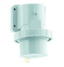 Вилка настенная 32A 5p 400V 6h IP67 Quick-Connect с крышкой фланец 75 x 90 I 26057-Bals I Bals