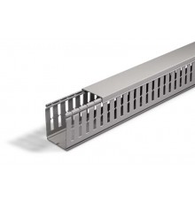 Крышка для перфорирированных кабель-каналов Ш=40мм серый  05304  ABB