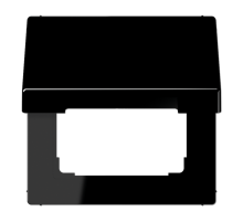 Откидная крышка для устройств 50х50; дюропласт; черный  LS990KLSW  Jung