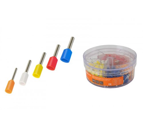 Набор наконечников-гильз серии Е №1 (Е0508, Е7508, Е1008, Е1508, Е2508)  SQ0512-0016  TDM