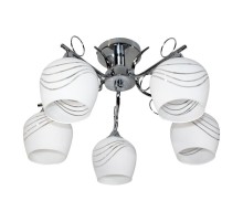 Светильник 11280-3/5 хром (Плафон 8317) НПБ 01-5х60-158 Е27  1005404870  Элетех