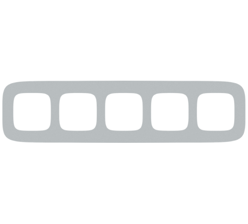 Valena ALLURE Алюминий Рамка 5-ая  754395  Legrand